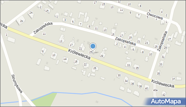 Tolkmicko, Królewiecka, 27, mapa Tolkmicko