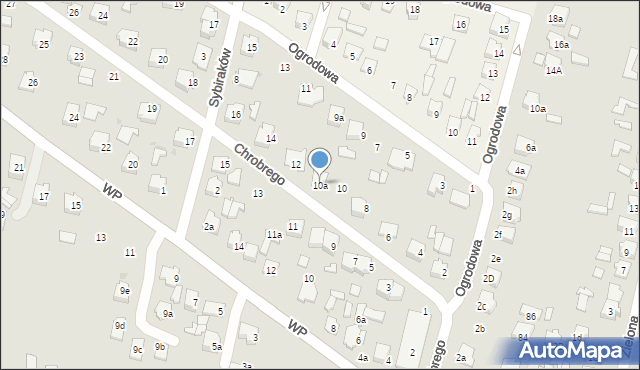 Tomaszów Lubelski, Króla Bolesława Chrobrego, 10a, mapa Tomaszów Lubelski