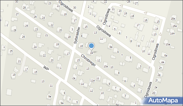 Tomaszów Lubelski, Króla Bolesława Chrobrego, 14, mapa Tomaszów Lubelski