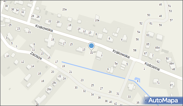 Tomaszowice, Krakowska, 11, mapa Tomaszowice