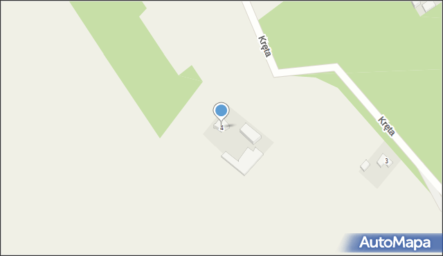 Tomice, Kręta, 4, mapa Tomice