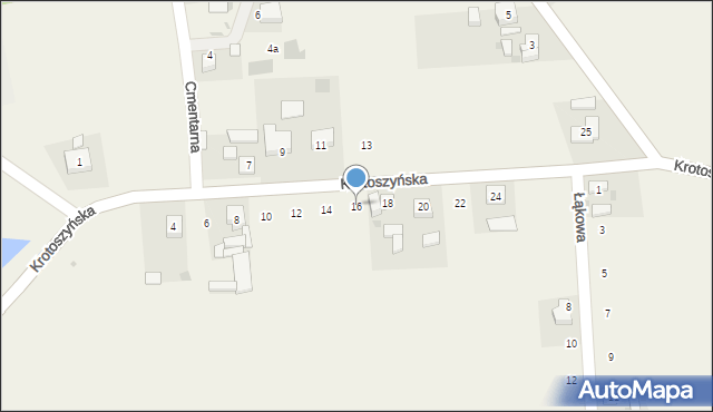 Tomnice, Krotoszyńska, 16, mapa Tomnice