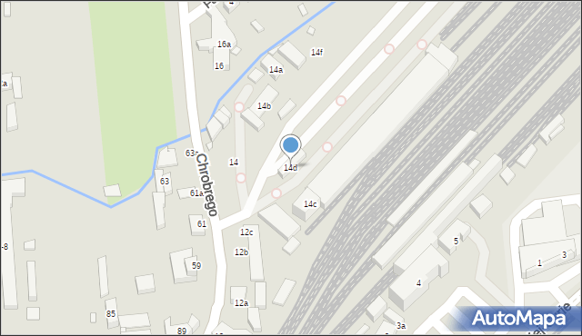 Toruń, Króla Bolesława Chrobrego, 14d, mapa Torunia
