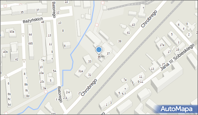 Toruń, Króla Bolesława Chrobrego, 35, mapa Torunia