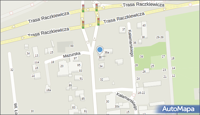 Toruń, Króla Bolesława Chrobrego, 36, mapa Torunia