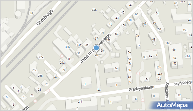 Toruń, Króla Jana III Sobieskiego, 46, mapa Torunia