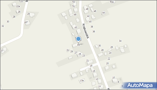 Trojanowice, Krakowska, 33, mapa Trojanowice