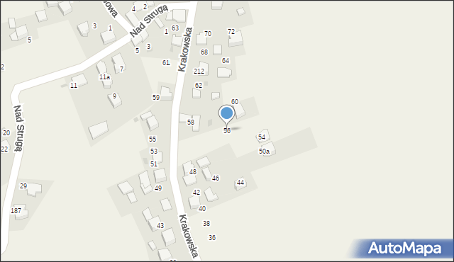 Trojanowice, Krakowska, 56, mapa Trojanowice