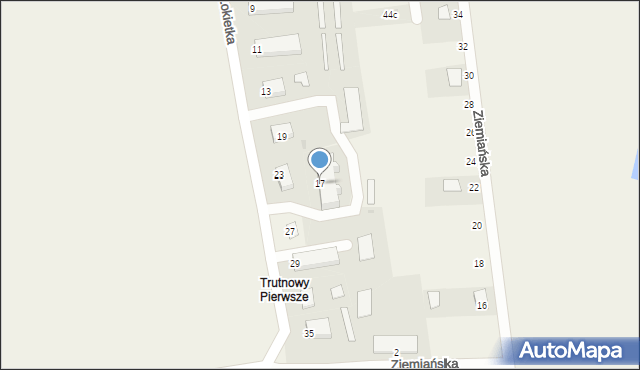 Trutnowy, Króla Władysława Łokietka, 17, mapa Trutnowy