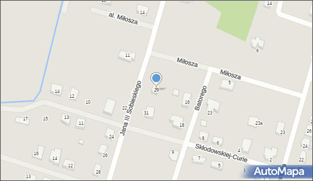 Trzcianka, Króla Jana III Sobieskiego, 29, mapa Trzcianka