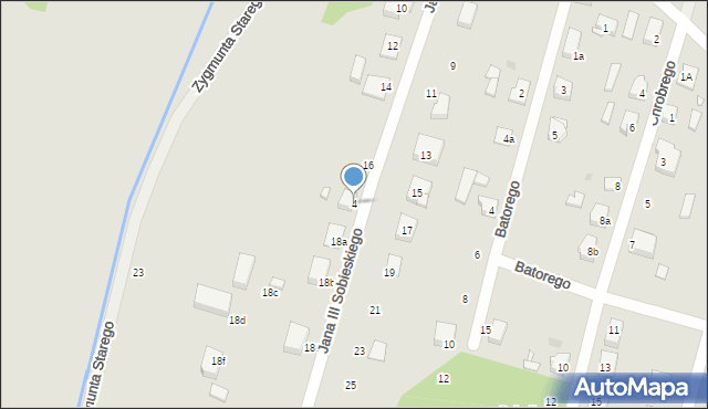 Trzcianka, Króla Jana III Sobieskiego, 4, mapa Trzcianka