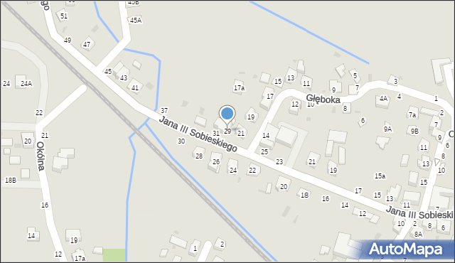 Tuchów, Króla Jana III Sobieskiego, 29, mapa Tuchów