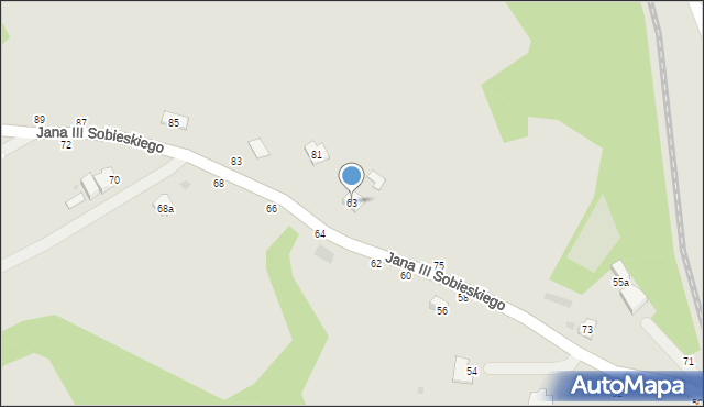 Tuchów, Króla Jana III Sobieskiego, 63, mapa Tuchów