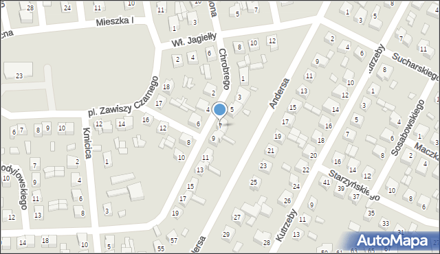 Turek, Króla Bolesława Chrobrego, 7, mapa Turka