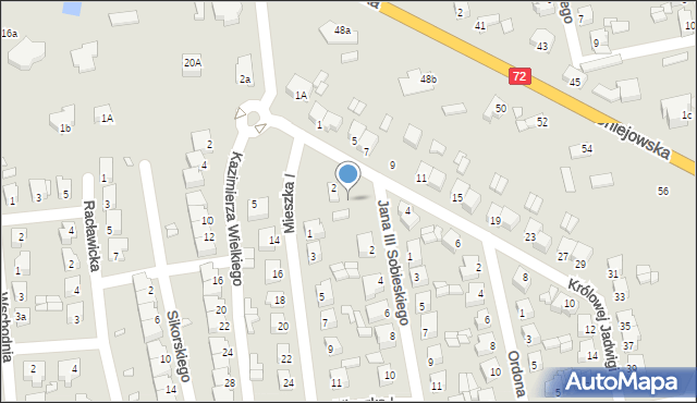 Turek, Króla Jana III Sobieskiego, 2a, mapa Turka