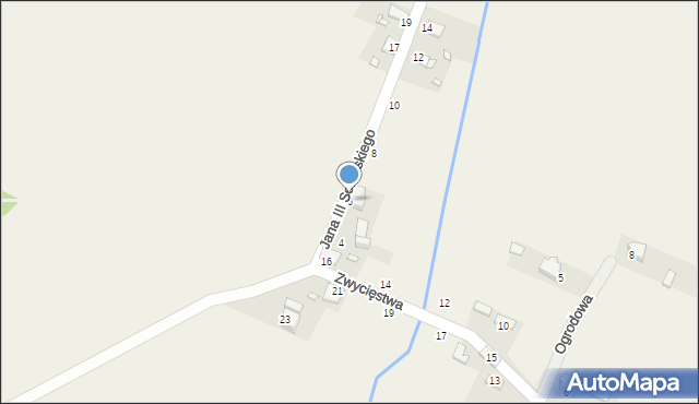 Turza, Króla Jana III Sobieskiego, 6, mapa Turza