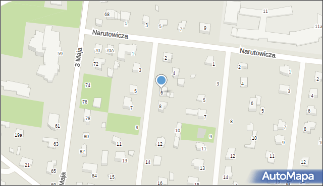 Tuszyn, Króla Bolesława Chrobrego, 6, mapa Tuszyn