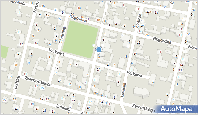 Tuszyn, Króla Władysława Jagiełły, 9, mapa Tuszyn