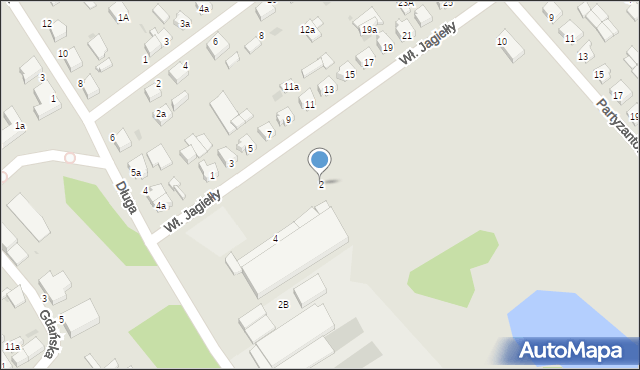 Twardogóra, Króla Władysława Jagiełły, 2, mapa Twardogóra