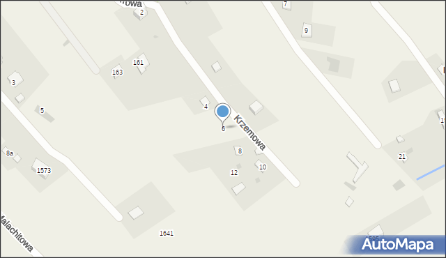 Twardorzeczka, Krzemowa, 6, mapa Twardorzeczka