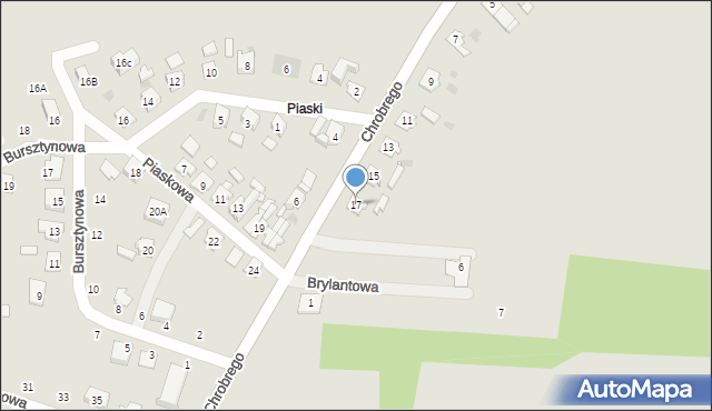 Ujazd, Króla Bolesława Chrobrego, 17, mapa Ujazd