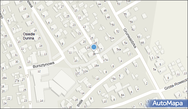Ustka, Krasickiego Ignacego, bp., 18, mapa Ustka