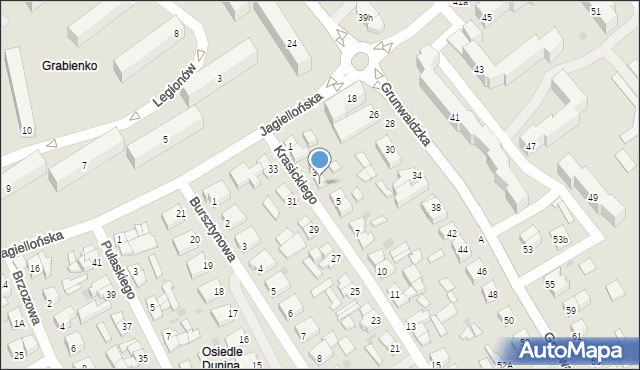 Ustka, Krasickiego Ignacego, bp., 4, mapa Ustka