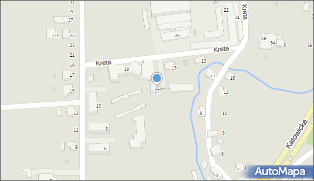 Ustroń, Kreta Józefa, 17, mapa Ustroń