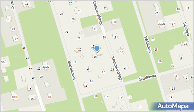 Ustronie, Kraszewskiego Józefa Ignacego, 15a, mapa Ustronie