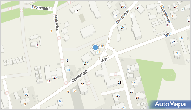 Ustronie Morskie, Króla Bolesława Chrobrego, 13C, mapa Ustronie Morskie