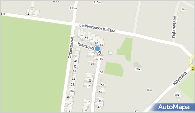 Wągrowiec, Kraszewskiego Józefa Ignacego, 41, mapa Wągrowiec