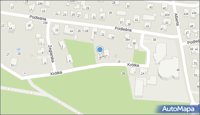 Warszawa, Krótka, 7, mapa Warszawy