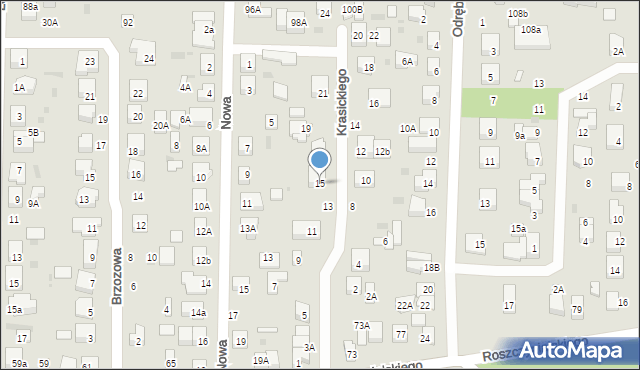 Wejherowo, Krasickiego Ignacego, bp., 15, mapa Wejherowo
