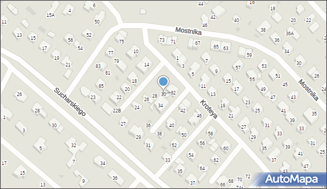 Wejherowo, Krofeya Szymona, 30, mapa Wejherowo