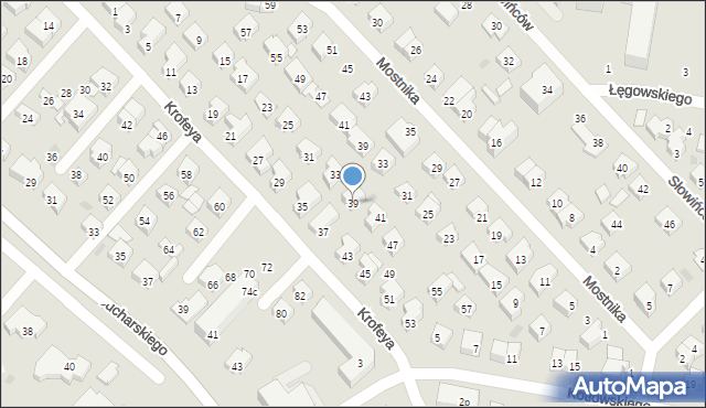 Wejherowo, Krofeya Szymona, 39, mapa Wejherowo