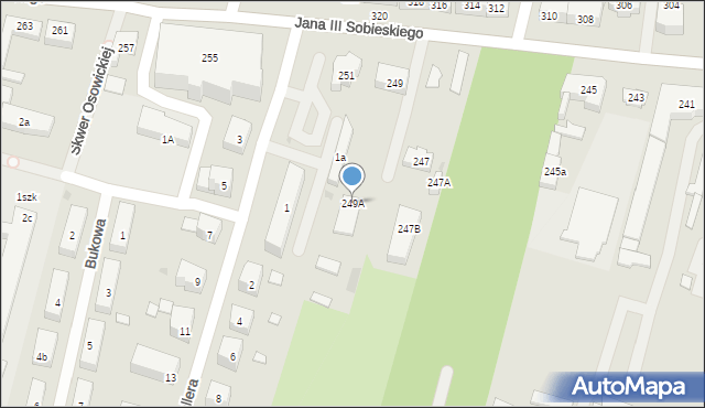 Wejherowo, Króla Jana III Sobieskiego, 249A, mapa Wejherowo