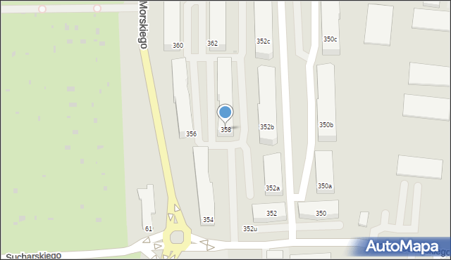 Wejherowo, Króla Jana III Sobieskiego, 358, mapa Wejherowo