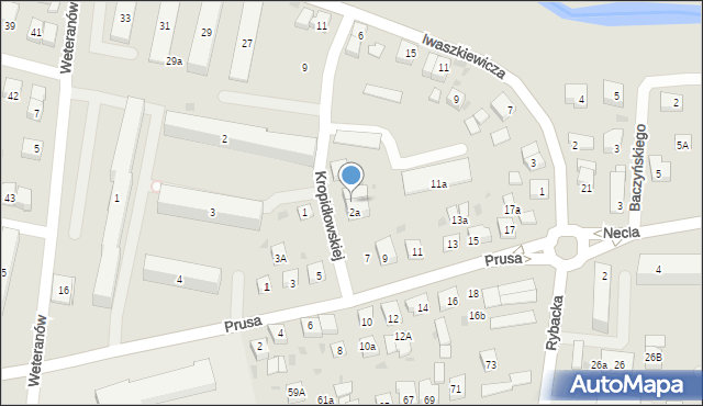 Wejherowo, Kropidłowskiej Teodory, 2b, mapa Wejherowo