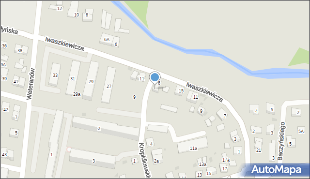 Wejherowo, Kropidłowskiej Teodory, 6a, mapa Wejherowo