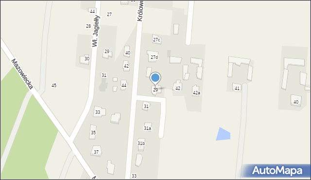 Wielgolas Brzeziński, Królowej Jadwigi, 29, mapa Wielgolas Brzeziński