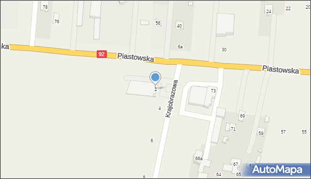 Wielgolas Duchnowski, Krajobrazowa, 2, mapa Wielgolas Duchnowski