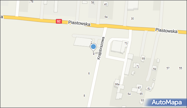 Wielgolas Duchnowski, Krajobrazowa, 4, mapa Wielgolas Duchnowski