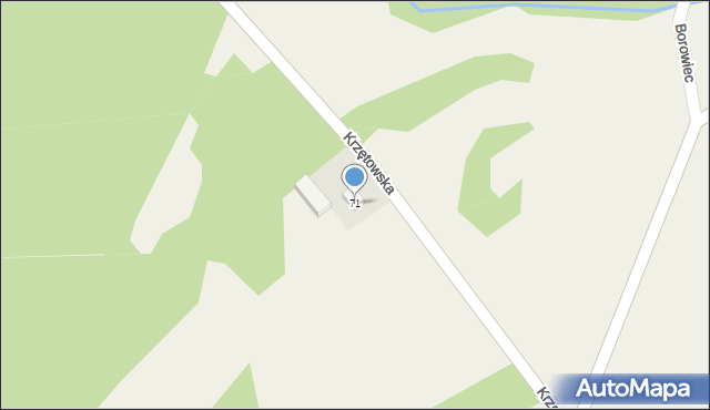 Wielgomłyny, Krzętowska, 71, mapa Wielgomłyny