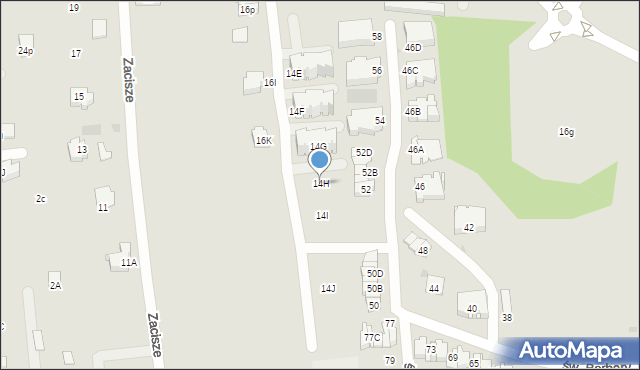 Wieliczka, Krakowska, 14H, mapa Wieliczka