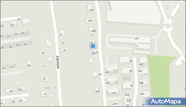 Wieliczka, Krakowska, 16p, mapa Wieliczka