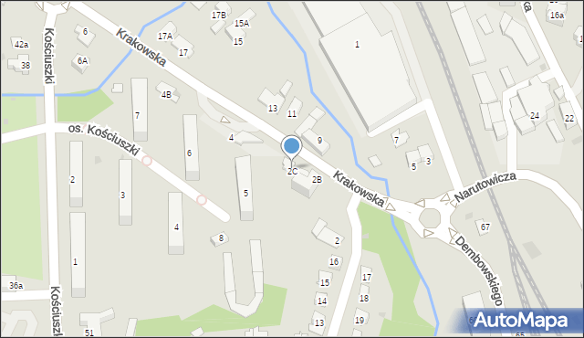 Wieliczka, Krakowska, 2D, mapa Wieliczka