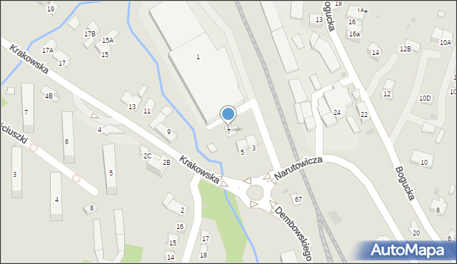 Wieliczka, Krakowska, 7, mapa Wieliczka