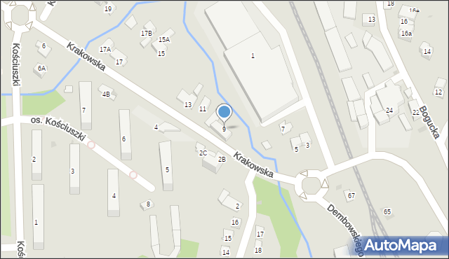 Wieliczka, Krakowska, 9, mapa Wieliczka