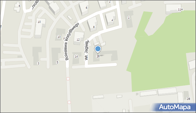 Wieliczka, Króla Władysława Jagiełły, 16, mapa Wieliczka