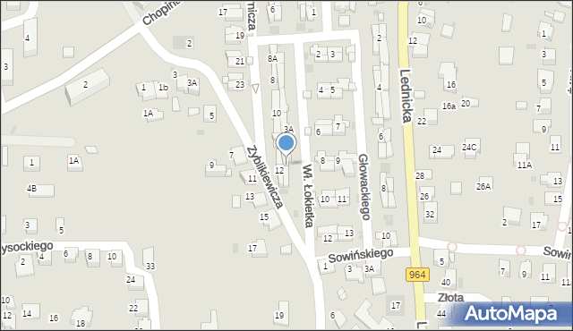 Wieliczka, Króla Władysława Łokietka, 5, mapa Wieliczka